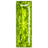 Baguette Natural Earth Mine Genuine Peridot