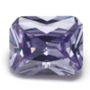 CZ Lavender Octagon