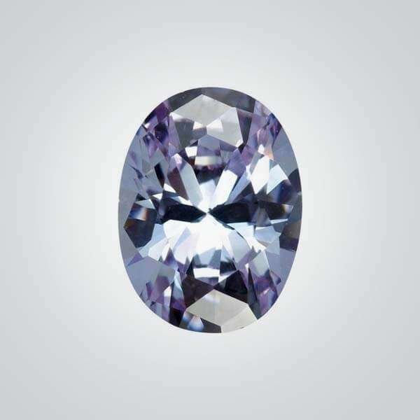 CZ Lavender Oval