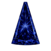 Cubic Zirconia Blue Sapphire AAA, Tapper