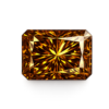 Cubic Zirconia Brown AAA, Octagon
