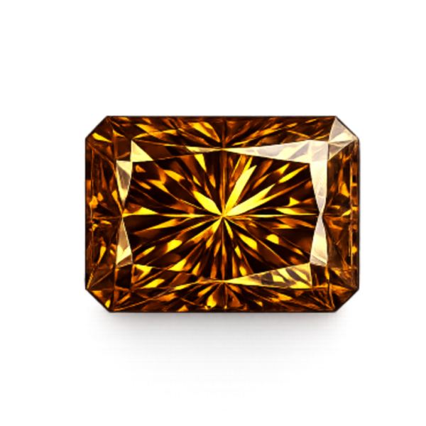 Cubic Zirconia Brown AAA, Octagon