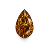 Cubic Zirconia Brown AAA, Pear