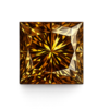 Cubic Zirconia Brown AAA, Square