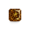 Cubic Zirconia Brown AAA, Square cut Corner