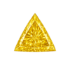Cubic Zirconia Canary Yellow AAA, Triangle