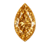 Cubic Zirconia Champagne AAA, Marquise