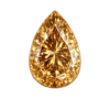 Cubic Zirconia Champagne AAA, Pear