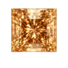 Cubic Zirconia Champagne AAA, Square