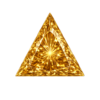 Cubic Zirconia Champagne AAA, Triangle