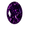Cubic Zirconia Dark Amethyst AAA, Oval