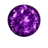 Cubic Zirconia Dark Amethyst AAA, Round