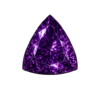 Cubic Zirconia Dark Amethyst AAA, Trillion