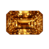 Cubic Zirconia Dark Champagne AAA, Octagon