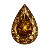 Cubic Zirconia Dark Champagne AAA, Pear