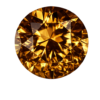 Cubic Zirconia Dark Champagne AAA, Round