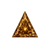 Cubic Zirconia Dark Champagne AAA, Triangle