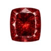 Cubic Zirconia Garnet AAA, Cushion