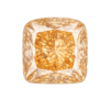 Cubic Zirconia Light Orange AAA, Cushion