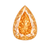 Cubic Zirconia Light Orange AAA,Pear