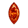 Cubic Zirconia Orange AAA, Marquise