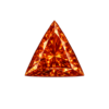 Cubic Zirconia Orange AAA, Triangle