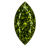 MArquise CZ Dark olive Peridot