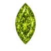 Marquise CZ Medium Olive Peridot