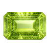 Octagon Natural Earth Mine Genuine Peridot
