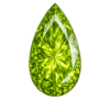 Pear Natural Earth Mine Genuine Peridot