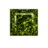 Square cz Dark Olive Peridot