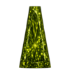 Taper CZ Dark Olive Peridot