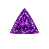 Triangle Cz Medium Amethyst
