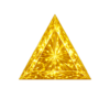 Triangle Cz medium Yellow