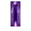 baguette CZ medium Amethyst