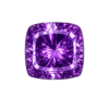 cushion CZ medium Amethyst