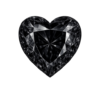 heart CZ black