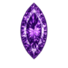 marquise CZ medium amethyst