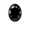 oval CZ black
