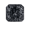 square cut corner CZ black