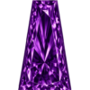 taper Cz medium Amethyst