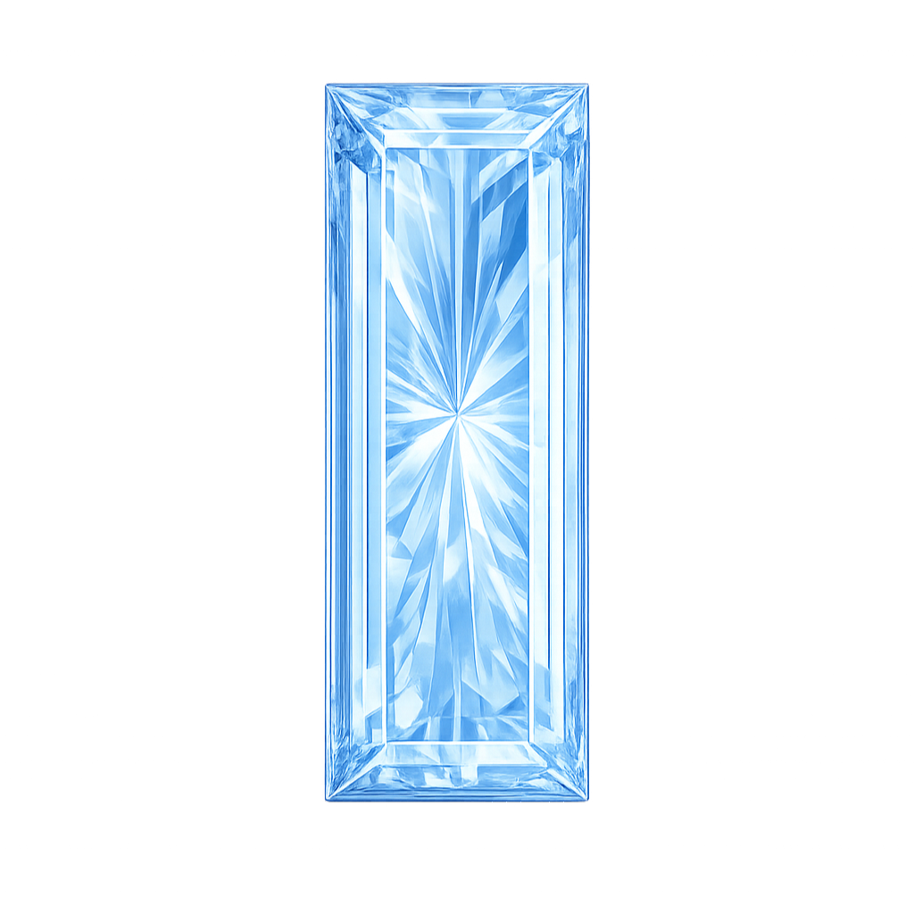 Baguette Aquamarine #104