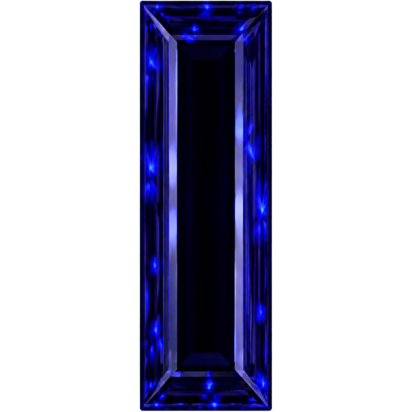 Baguette Blue Sapphire #34