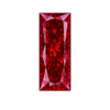 Baguette Garnet #7 Synthetic Gem