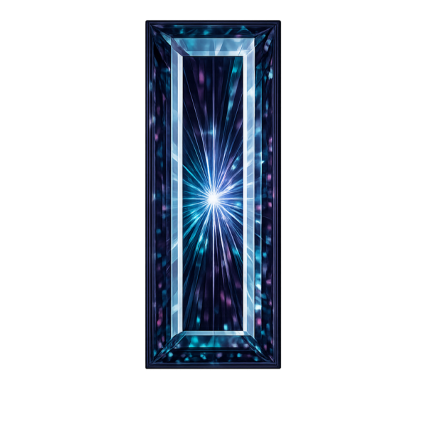 Baguette Lab Created Deep Alexandrite #48