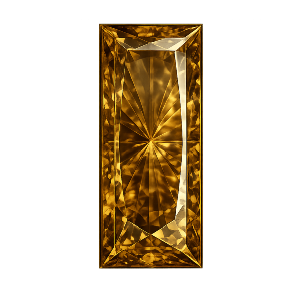 Baguette Natural smoke Topaz