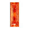 Baguette Padparadsha Synthetic gem