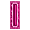 Baguette Rose#3 Synthetic Gemstone