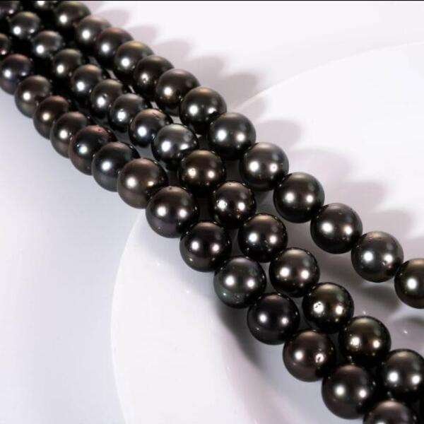 Black Pearls Beads String Round 1