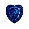 Blue Spinel Dark Heart
